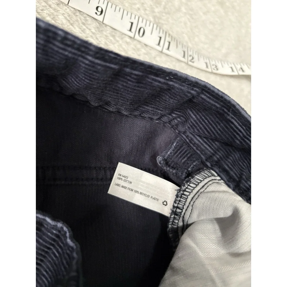 New Gap Kids Navy Blue Corduroy Slim‎ Chino Pants Size 16